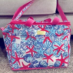 Lilly Pulitzer She She Shells Cooler Bag tote purse insulated beach pool